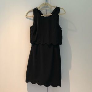 Black Peplum Dress